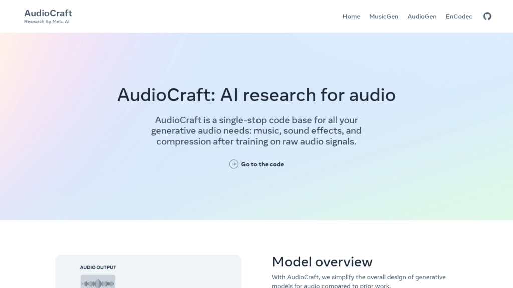 AudioCraft