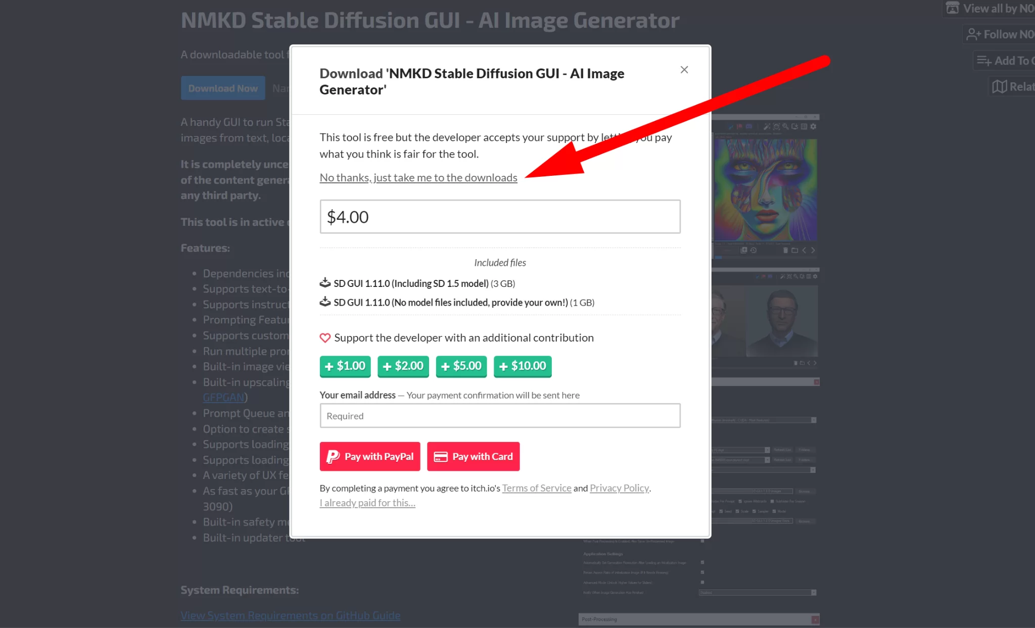 Как скачать NMKD Stable Diffusion GUI бесплатно